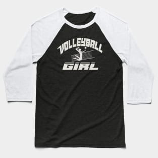 Volleyball Girl sports net jumping court athletic Baseball T-Shirt